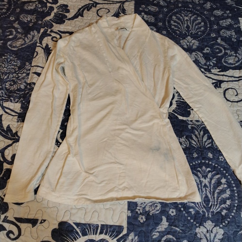 Cabi, small, off white, long sleeve blouse